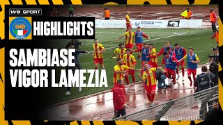 Sambiase vs Vigor Lamezia Eccellenza  Calabria  Giornata 10 [upl. by Eneg]