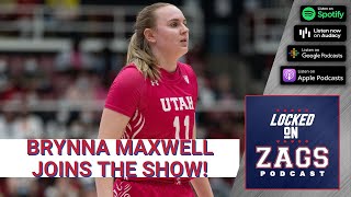 Grad transfer Brynna Maxwell on her game why she chose Gonzaga and her favorite Spokane location [upl. by Ulah]