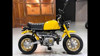 HONDA GORILLA Z50J  ホンダ ゴリラ  タケガワ製スイングアーム、ケイヒン製キャブレター 装備 [upl. by Washburn206]