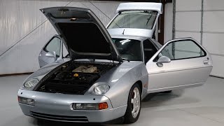 Porsche 928 GTS  28900 Miles  Manual  Sunroof Delete  Factory Exhibition  Live on BaT  2 [upl. by Necyla]