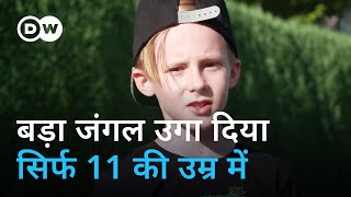 जलवायु परिवर्तन से लड़ता 11 साल का बच्चा How an 11yearold fights the climate change [upl. by Ariait]