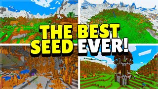 THE BEST EVER SEED For Minecraft 118 Minecraft Bedrock amp Java MCPE Xbox Switch PS4 PC [upl. by Down423]