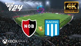 EA FC 24  Newells vs Racing  Liga Argentina  Next Gen  Series X 4K 60FPS [upl. by Noet]