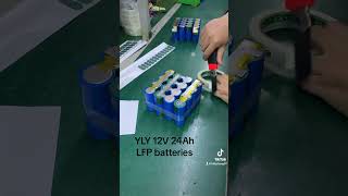 12V 24Ah LiFePO4 battery packs [upl. by Sada446]