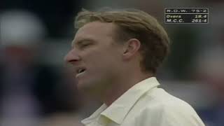 Allan Donald bowling at Lord s MCC vs ROW 1999 [upl. by Rebak]