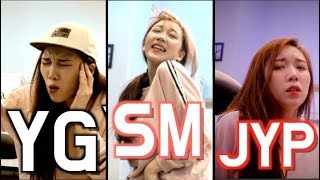 SMYGJYP 3대 기획사 모창 업그레이드🔥the big 3 impressions [upl. by Onafets]