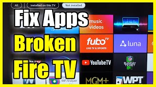 How to Fix Apps not Working on Amazon Fire TV Fast Tutorial [upl. by Benioff230]