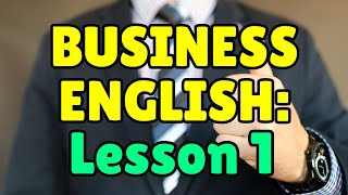 Business English Course  Lesson 1  Essential Job Vocabulary [upl. by Anabelle41]