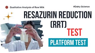 Resazurin Reduction Test RRT  Keeping Quality Test of Raw Milk [upl. by Merkley31]