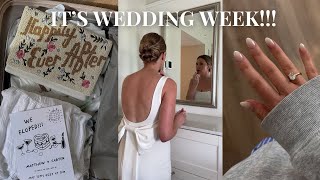 VLOG its wedding week 💍 wedding prep nails makeup trial Lulus wedding dress amp travelling to FL [upl. by Humble]