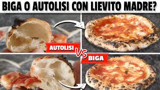 🍕 PIZZA NAPOLETANA CON LA BIGA VS LIEVITO MADRE CON AUTOLISI [upl. by Andeee565]