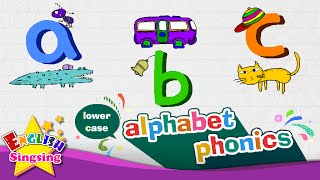 alphabet song – letter a to z  lower case small letter  Learning English for kids [upl. by Hausner]