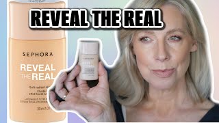 NEW Reveal the Real sephora foundation Over 50 wear test REvieW [upl. by Etteve]