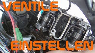 Kawasaki GPZ500S Ventilspiel einstellen  SchrauberVlog 9 [upl. by Matland]