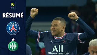 PARIS SAINTGERMAIN  AS SAINTÉTIENNE 3  1  Résumé  PSG  ASSE  20212022 [upl. by Leihcey]