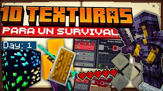 Las Mejores TEXTURAS UTILES para Minecraft Pe 120  12051  Mcpe TexturePack 120 [upl. by Pisarik565]