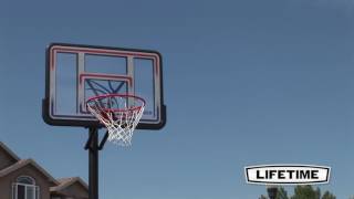 Lifetime Adjustable InGround Basketball Hoop  Model 1008  Features amp Benefits Video [upl. by Ahsanat]