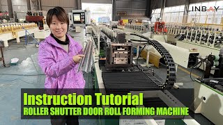 【Installation】Linbayrolling shutter door roll forming machine [upl. by Sirtemed]