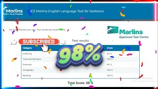 Marlins Test For Seafarer Score 98 [upl. by Gordan]