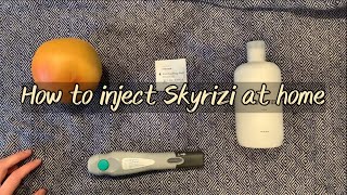 How to inject Skyrizi at home [upl. by Gilles]