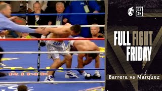 Full Fight  Marco Barrera vs Juan Manuel Marquez Mexico vs Mexico Super Feather Title FREE [upl. by Eihcir]