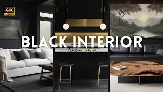 Allure of Dark Interiors Stunning Black House Interior design Ideas in Boho Art Deco and More [upl. by Euf]