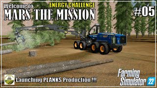 Launching Profitable PLANKS Production   05 MARS  ENERGY CHALLENGE  FS22  PS5 [upl. by Adnahs]