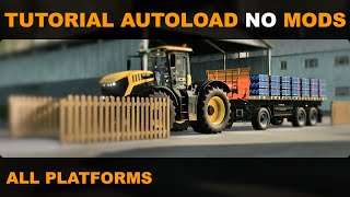 Farming Simulator 22 TUTORIAL  Loading 14 pallets in 1 sec No Mods FS22 Pallet And Bale Storage [upl. by Pahl]