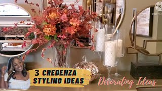 NEW CredenzaSideboard Styling Ideas 3 INTERIOR HOME DECORATING IDEA FOR A CREDENZA OR SIDEBOARD [upl. by Rother]