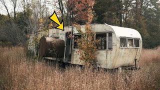 Hikers Find Old Trailer In Forest  Amazed When They Take A Look Inside [upl. by Senskell]