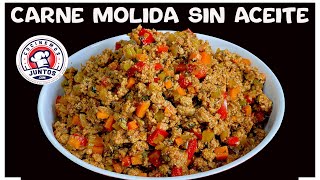 Carne molida con vegetales sin grasa Comida Saludable [upl. by Ziwot]