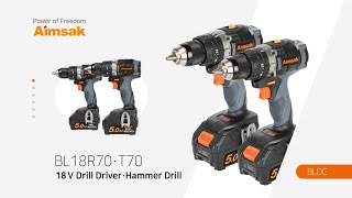 18V Drill Driver  BL 18R70 amp 18V Hammer Drill  BL 18T70 [upl. by Pol]