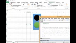 Excel VBA Avançado  Objeto shape Piscando [upl. by Hairakcaz]