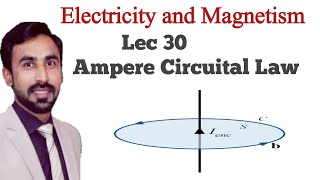 Lecture 30 Amperes Circuital Law  BS PhysicsADP [upl. by Marc440]