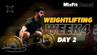 Weightlifting  Week 4 Day 2 [upl. by Siraved]