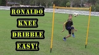 Soccer Drills  Ronaldo Knee Dribble [upl. by Guise675]