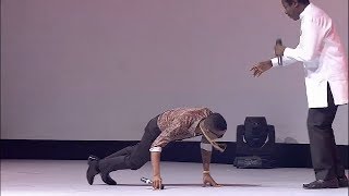 Wizkid Prostrates To King Sunny Ade during a colabo performance at the EbonyLife TV Launch [upl. by Sunday205]