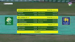 Live Cricket  South Africa A vs Sri Lanka A  2nd Unofficial Test  Day 3 [upl. by Elihu373]