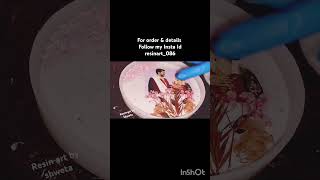 How to make resin photoframe resin art love resin resinart customised photopic youtubeshorts [upl. by Rovelli]