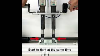 【ESTIC Custom Product】 Multi spindle 2 spindles Simultaneous tightening shots [upl. by Rehpotsirhcnhoj]