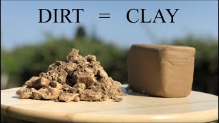 How To Make Clay From Dirt [upl. by Ulphiah537]