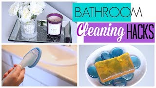 7 Bathroom Cleaning Hacks to Make Cleaning EASIER [upl. by Asena]