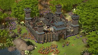 Stronghold Warlords  DEMO Gameplay [upl. by Ahseile101]