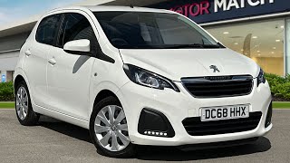 Used Peugeot 108 10 Active  Motor Match Crewe [upl. by Akcirderf]