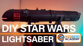 Let’s Build A DIY Custom Star Wars 3D Printed Lightsaber Hilt  Star Wars Props [upl. by Aitercal]