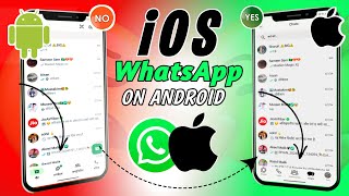 ios whatsapp for android letest version 2024  ios whatsapp new update  WhatsApp ios in android [upl. by Ophelia]