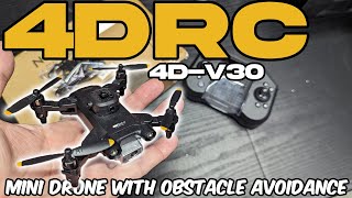 4DRC 4DV30 Mini Drone with Obstacle Avoidance Review 4DRC [upl. by Nwahsear]