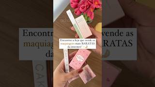 Encontrei a loja de maquiagem mais barata da internet 💕✨ maquiagem makeup moda shopee [upl. by Airdnahc]