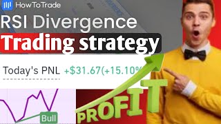 Rsi divergence indicator  Rsi divergence trading strategy  best crypto trading strategy [upl. by Niessuh]