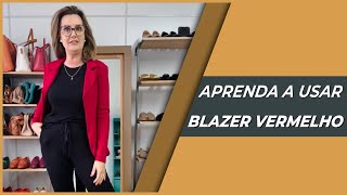 Blazer Feminino Vermelho  Moda e Estilo [upl. by Sira9]